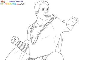 Раскраски Шазам