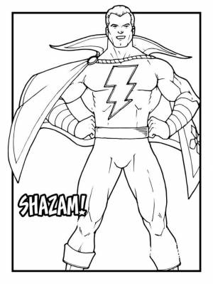 Shazam! Coloring Pages