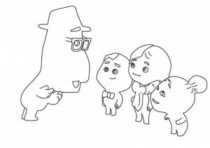 Раскраска Душа Дисней