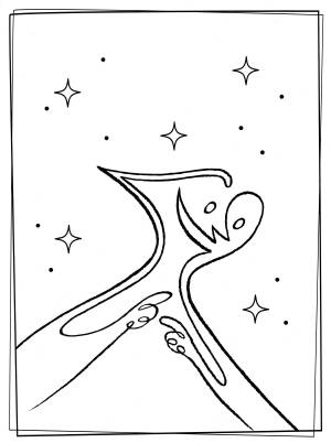 Раскраска Душа Джерри