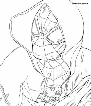 Раскраска Miles Morales