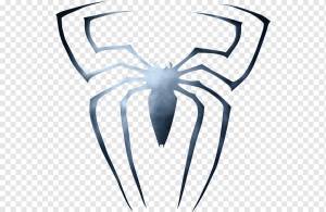 Miles Morales Venom Logo Superhero Книжка-раскраска, яд, симметрия, логотип Psd, организм png