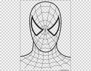 Человек-паук Книжка-раскраска Рисунок Marvel Comics Ребенок, паук, угол, белый, лицо png