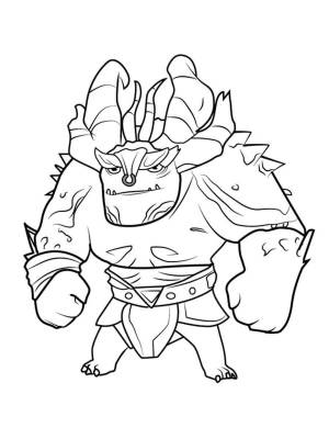 Раскраски Охотники на троллей