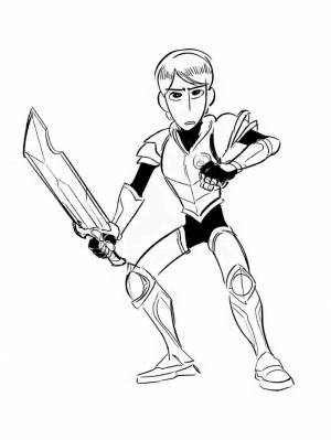 Раскраски Охотники на троллей