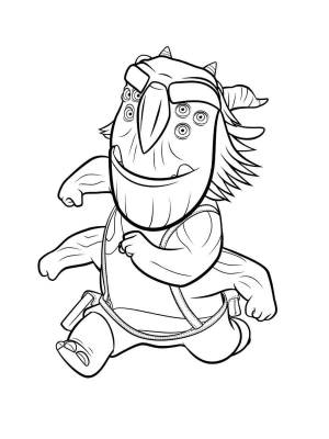 Раскраски Охотники на троллей