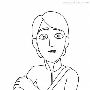 Раскраска охотники на троллей