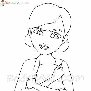 Раскраска охотники на троллей