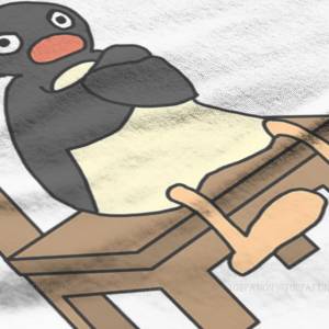 Pingu Пингвин Робби пинги пинго мультфильм ТВ сериал футболка для мужчин злые Базовая футболка для отдыха высокое качество модная пушистая