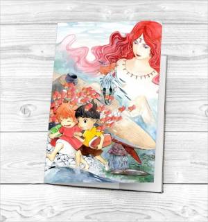 Картхолдер Рыбка Поньо на Утёсе №8