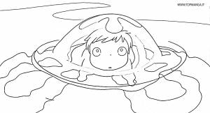 Аниме рыбка поньо рисунки