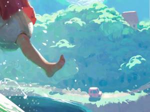 Рыбка Поньо на Утесе арт