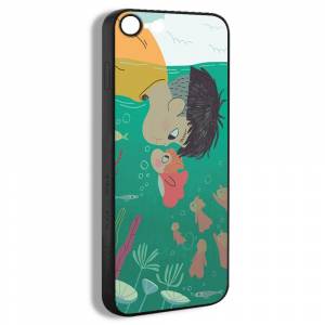 чехол для смартфона Подходит для iPhone 6s Рыбка Поньо на утёсе аниме милый мальчик рыба рисунок MAC04