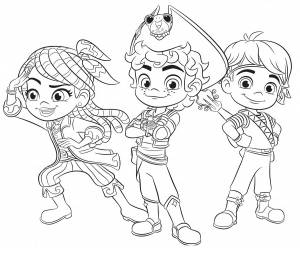 Сантьяго раскраска