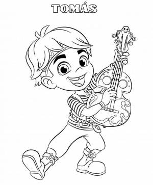 Раскраски Сантьяго и его моря