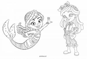 Раскраски Сантьяго и его моря