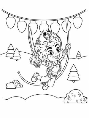 Раскраски сантьяго и его моря