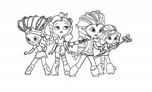 Раскраски сказочный патруль для 8 лет