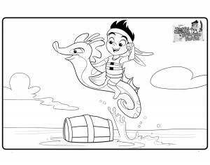 Раскраска сантьяго и его моря