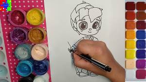 Тру и радужное королевство рисуем Зи из мультика