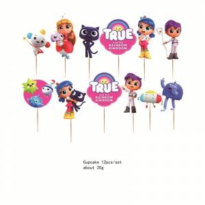 Набор одноразовой посуды «Реальное Радужное королевство», украшение для дня рождения, тарелки, чашки, флажки, детские игрушки