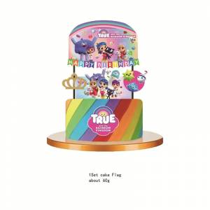 Набор одноразовой посуды «Реальное Радужное королевство», украшение для дня рождения, тарелки, чашки, флажки, детские игрушки