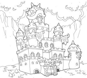 Тру и радужное королевство раскраска