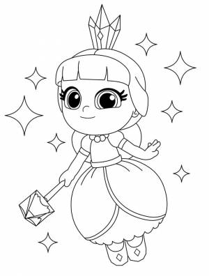 Раскраски тру и радужное королевство