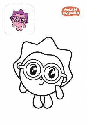 Раскраска № 1590 Малышарики