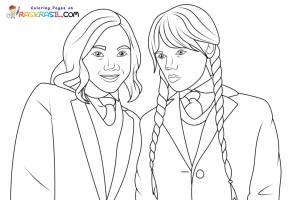 Раскраски Энид Синклер