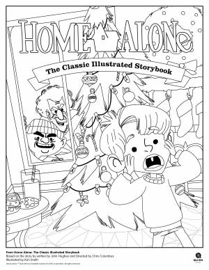 Coloring page from Home Alone