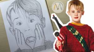 Рисуем КЕВИНА из ОДИН ДОМА