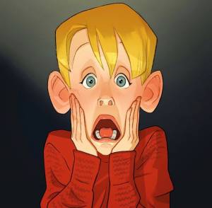 Один дома арт рисунок