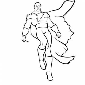 Раскраски Черный адам