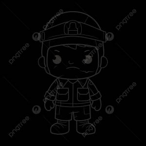 раскраски мультяшного мальчика со шляпой и шлемом набросок эскиза вектор PNG , армейский рисунок, армейский человек, набросок армейца PNG картинки и пнг рисунок для й загрузки