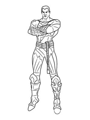 Раскраски Черный Адам