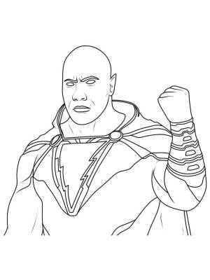 Раскраски Черный Адам