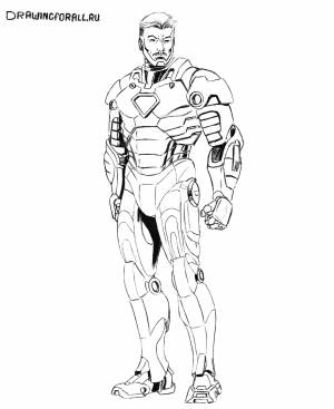 Как нарисовать Железного Человека