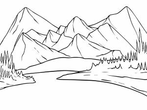 Река и горы