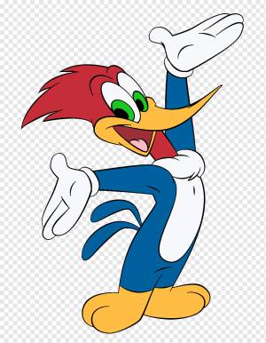Woody Woodpecker graphics Телевидение, Вуди, телевидение, другие, позвоночные png