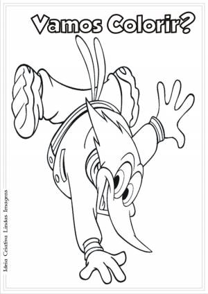 DataLife Engine > Версия для печати > Дятел вуди раскраска