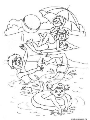 Раскраски Море