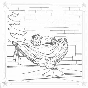 Вечный огонь вечный огонь звезда каска плащ Распечатать раскраски для мальчиков