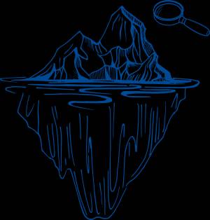 Айсберг раскраска для детей