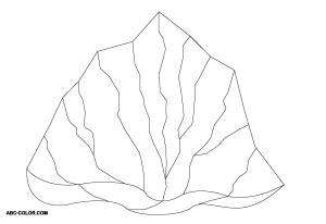 Льдинки трафарет