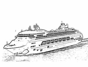 Раскраски Айсберг, Раскраска Титаник столкнулся от айсберг Титаник