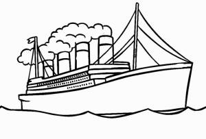 Раскраска Титаник