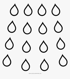 Капля воды раскраска