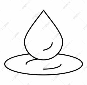 Капля воды раскраска