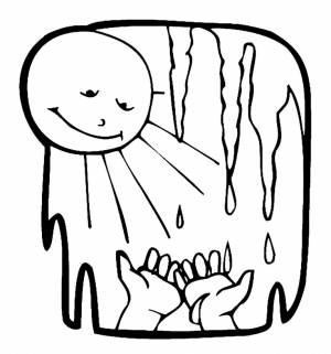 Раскраска Капля